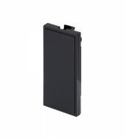 Retrotouch Blank Plate (25mmx50mm) Black